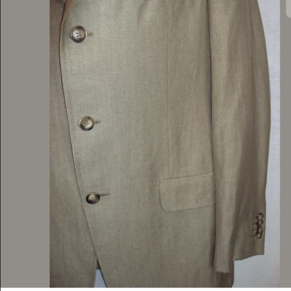 ERMENEGILDO ZEGNA Green Jacket Blazer US 38 R - Picture 7 of 8